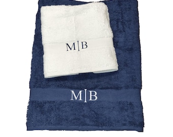 Monogram towel set