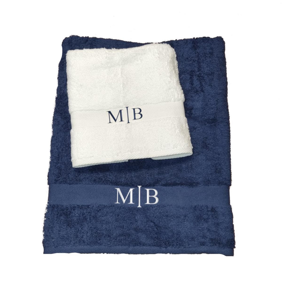 towel set with monogram