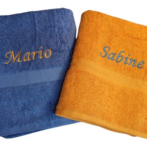 25.90 EUR/piece Bath towel embroidered with name