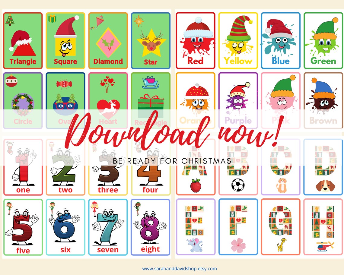 toddler flash cardsalphabet and number printable flashcard etsy