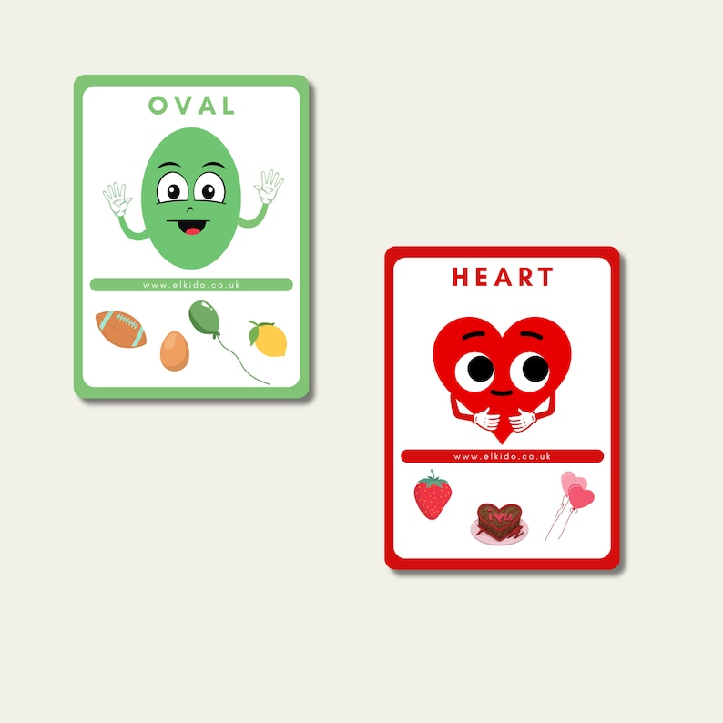 Printable Shapes Flashcards for Kids/learn Shapes Preschool Printable ...