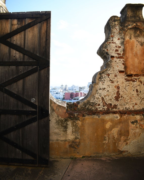 STONE AND STEEL Old San Juan Puerto Rico photography print Etsy