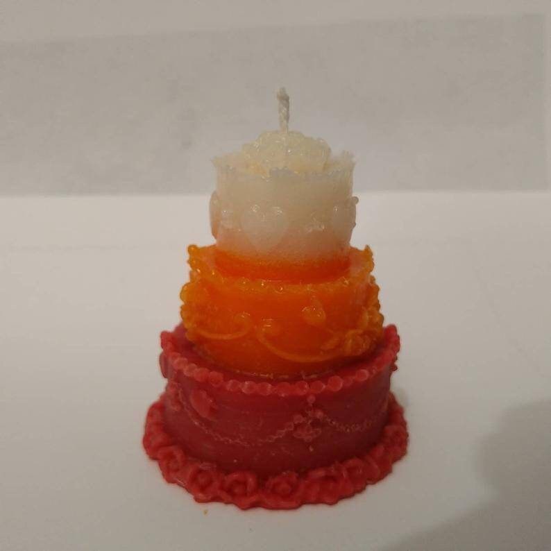 Personalized candle cake mini candle cake Etsy