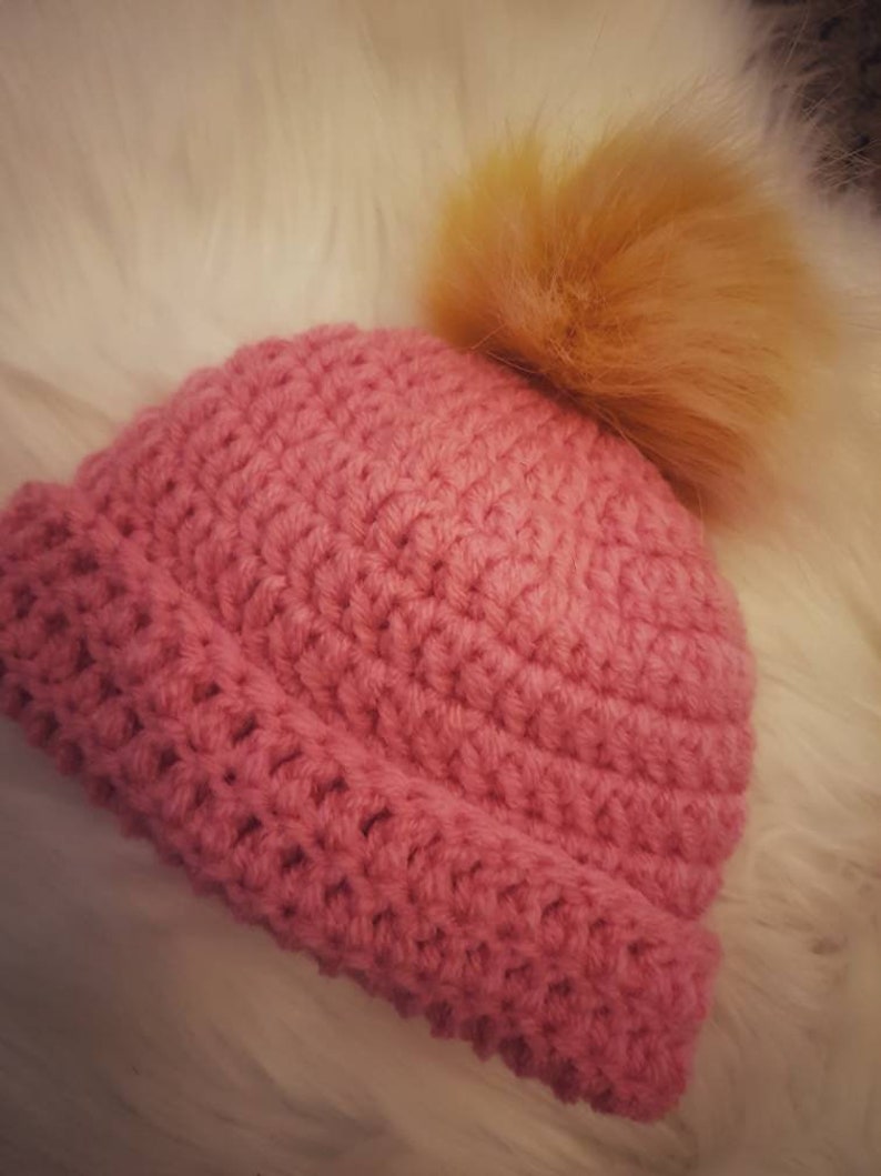 Women/'s hats children/'s hats from newborn adult sizes Pink Knitted winter hats for all ages mens hats pom pom hat
