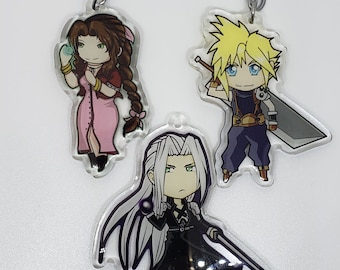 クラウド エアリス エアリス セフィロス FF7 アクリルチャーム