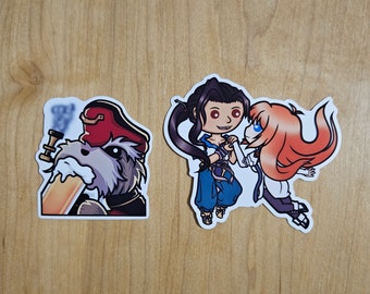 Fei Elle Captain | Xenogears | Vinyl Stickers WATERPROOF