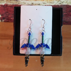 Master Sword Broken Earrings Tears of the Kingdom Necklace Link Sword Broken Earrings