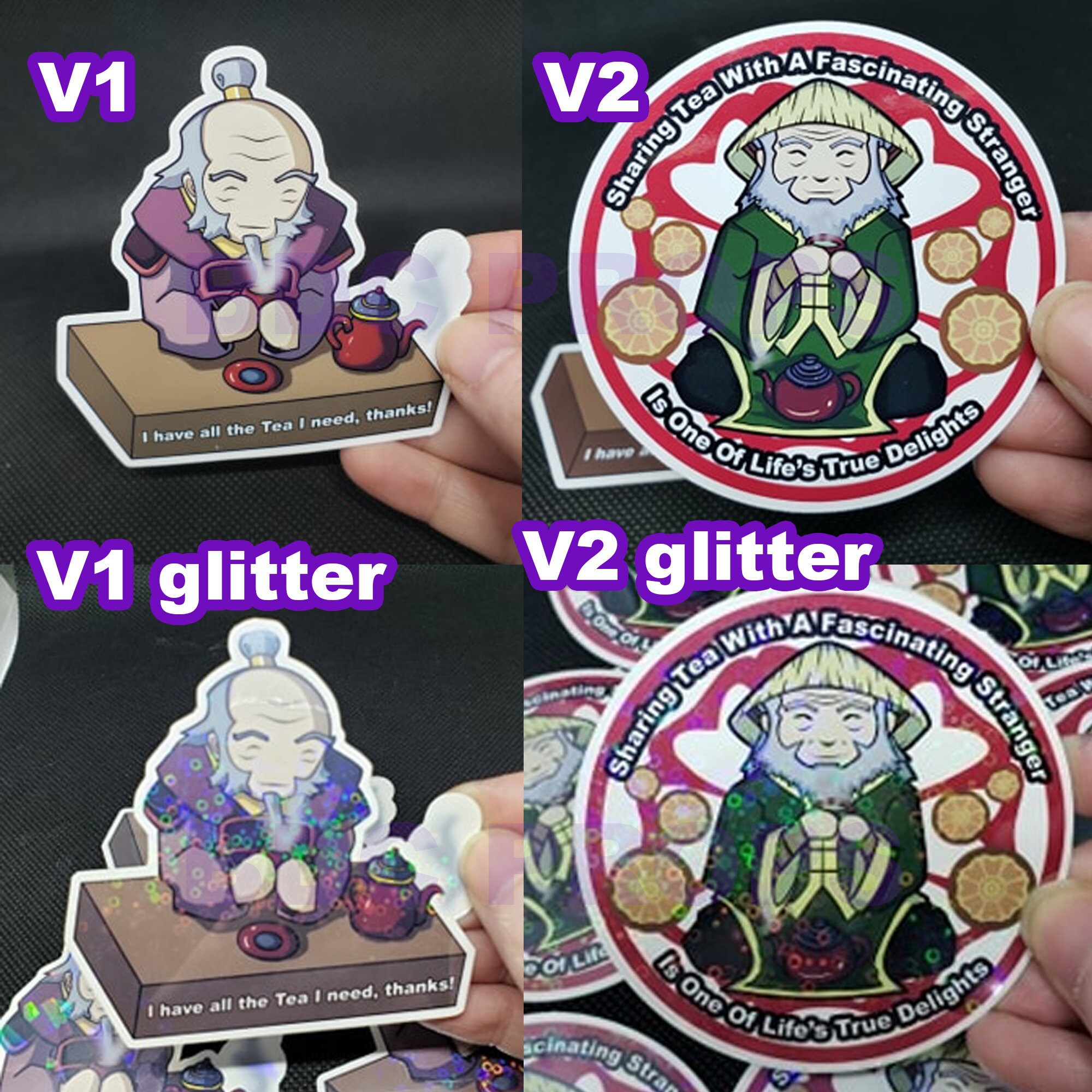 Uncle Iroh Avatar The Last Airbender sticker Vinyl UPDATED
