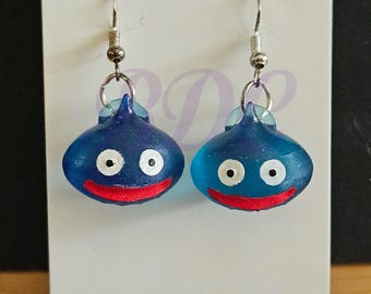 Dragon Quest Slime Earrings Cosplay DQ Necklace Jewelry HANDMADE