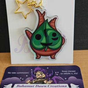 Korok Keychain Arcylic Charm Korok Silly Legend of Zelda keychain cheeky korok