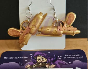 Lucca Earrings Chrono Trigger Cosplay Necklace CT Jewelry HANDMADE