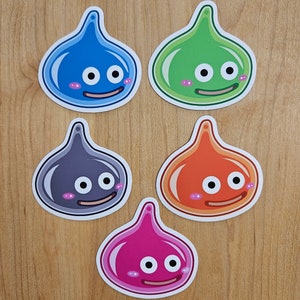 Slime Dragon Quest DQ11 DQ8 DQ Vinyl Stickers WATERPROOF
