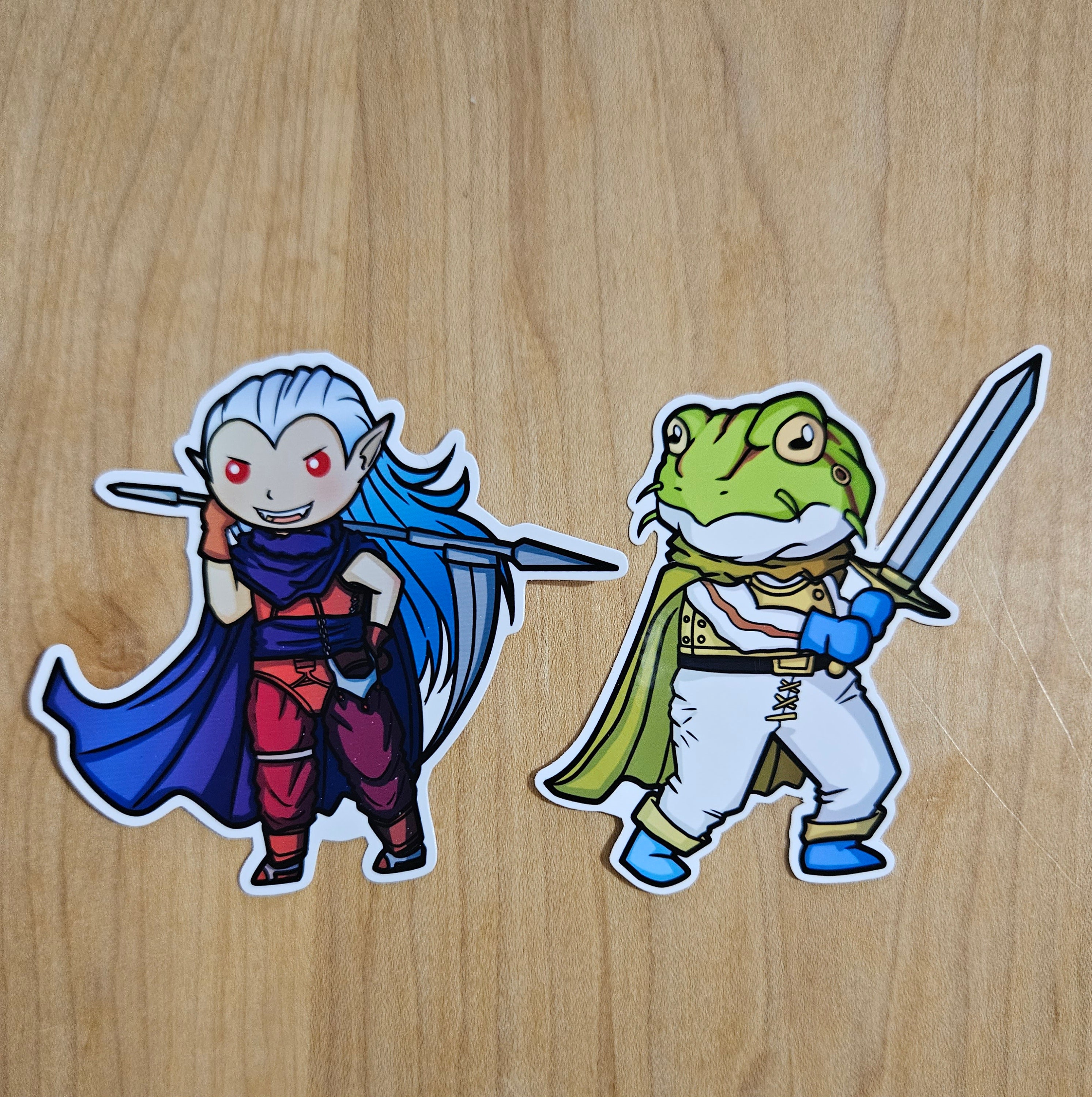 Frog Magus | Chrono Trigger ct | Vinyl Stickers WATERPROOF