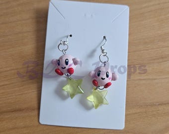 Kirby earrings jewelry Necklace jewellery HANDMADE