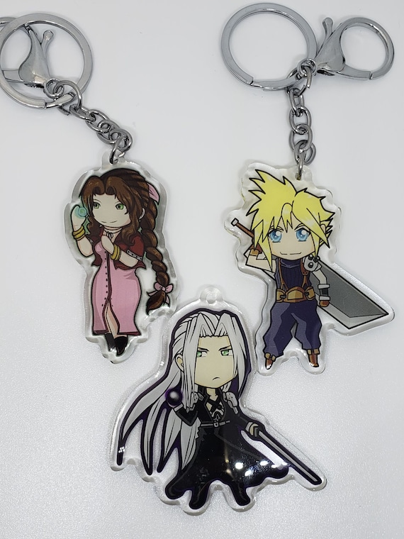 クラウド エアリス エアリス セフィロス FF7 アクリルチャーム