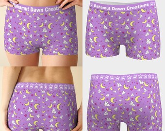 Usagi | Bunny Moon Stars | Boycut Panties Women Sizing