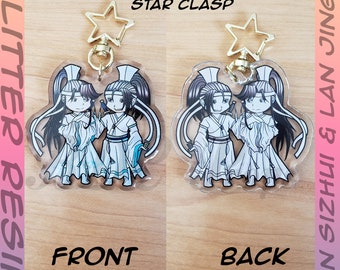 Mo Dao Zu Shi Charm Keychain: Lan Jingyi & Lan Sizhui