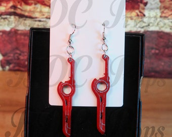 Xenoblade Earrings Monado Sword Cosplay Shulk Necklace Jewelry HANDMADE