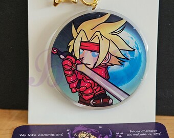 Legend of Dragoon Keychain: Dart Double-Sided Acrylic Charm