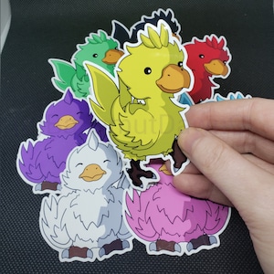 Chocobos Final Fantasy stickers Vinyl