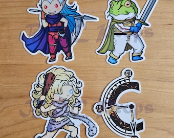 ニュークロノトリガーファンアートキーホルダー：手彫り樹脂フィギュア