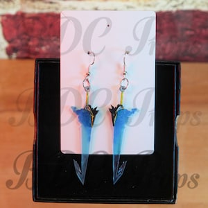 Tidus Earrings Brotherhood Earrings or Necklace Tidus Sword Earrings HANDMADE Final Fantasy 10