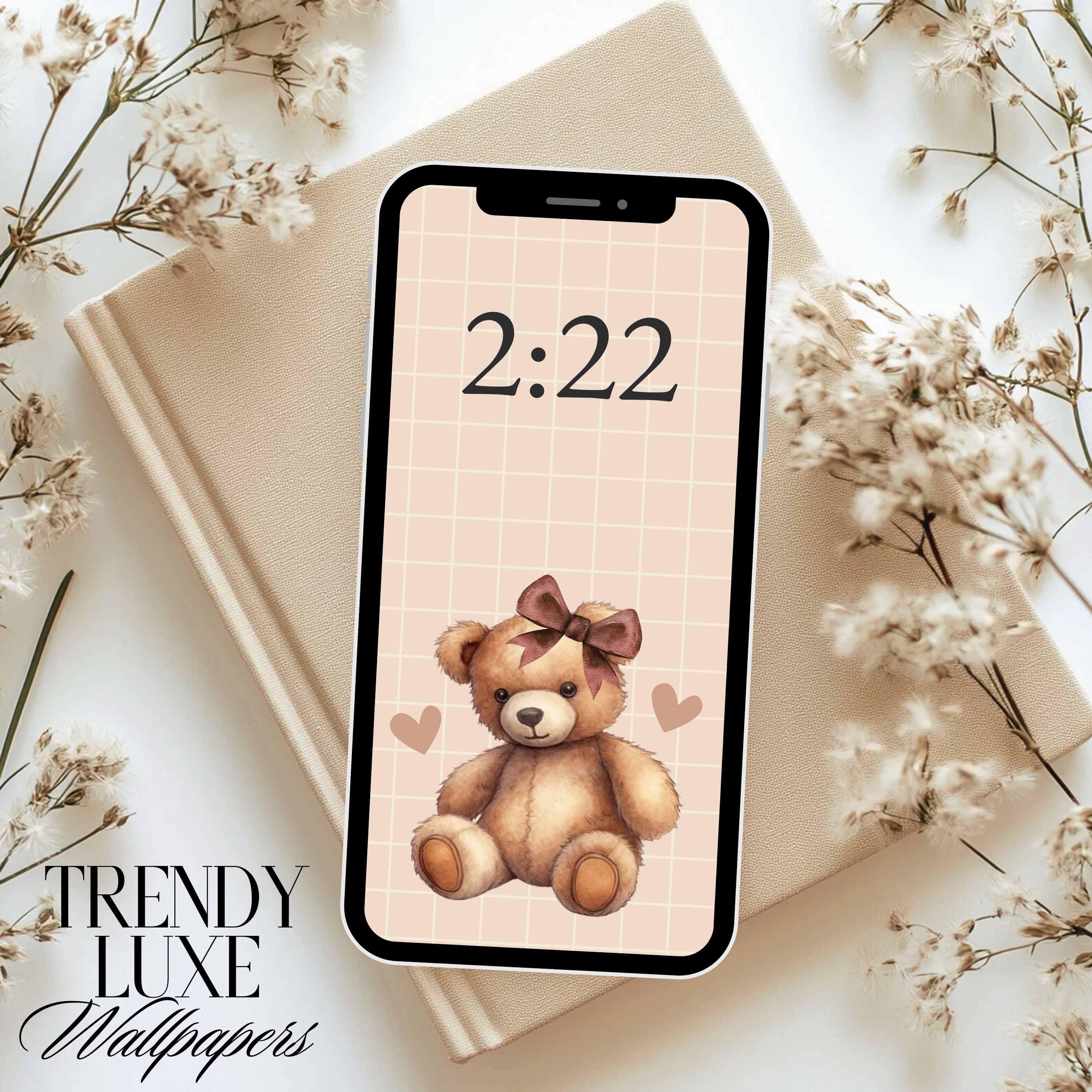 Brown aesthetic bear wallpaper Italia