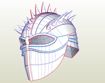 How to Train Your Dragon Helmet, Hiccup Design (Pepakura File)