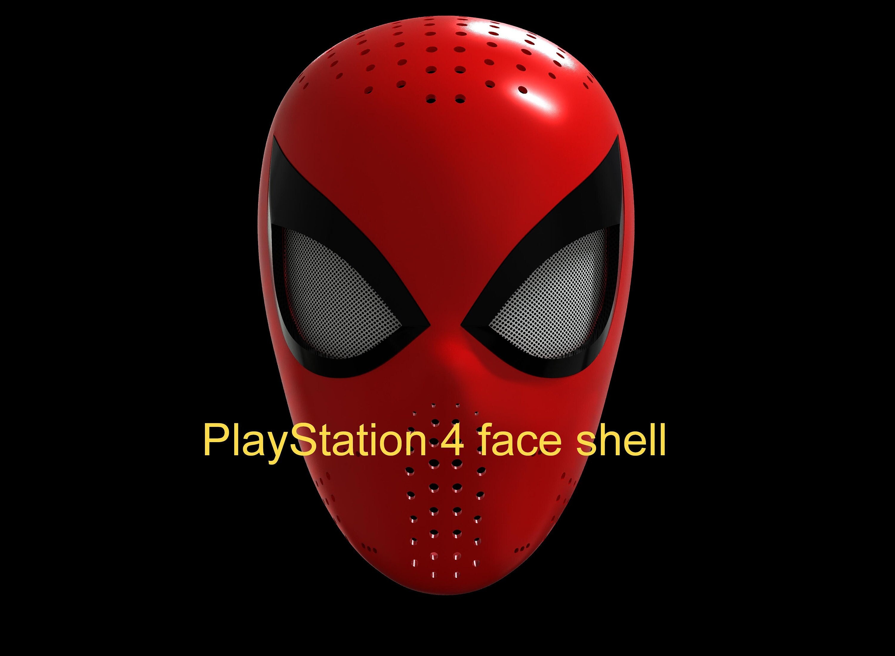 Spider-man Web of Shadows Face Shell digital Download 3D - Israel