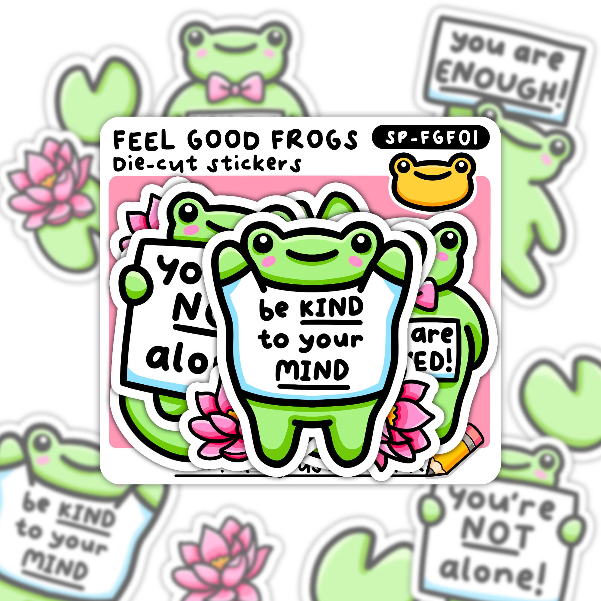Positivity Stickers, Motivational Stickers, Kawaii Stickers