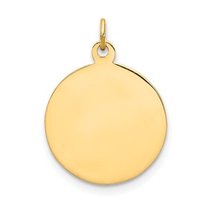 14k Yellow Gold Our Lady of Mount Carmel Medal Charm - Etsy