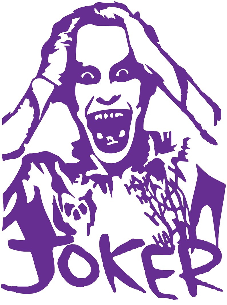Joker Suicide Squad Vinyl Decal Car Truck PC Laptop Etsy