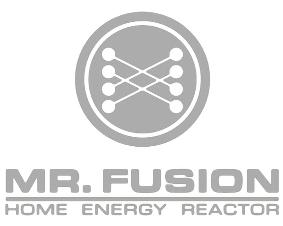 MR FUSION Sticker Die Cut Decal Self Adhesive Vinyl Back to the Future