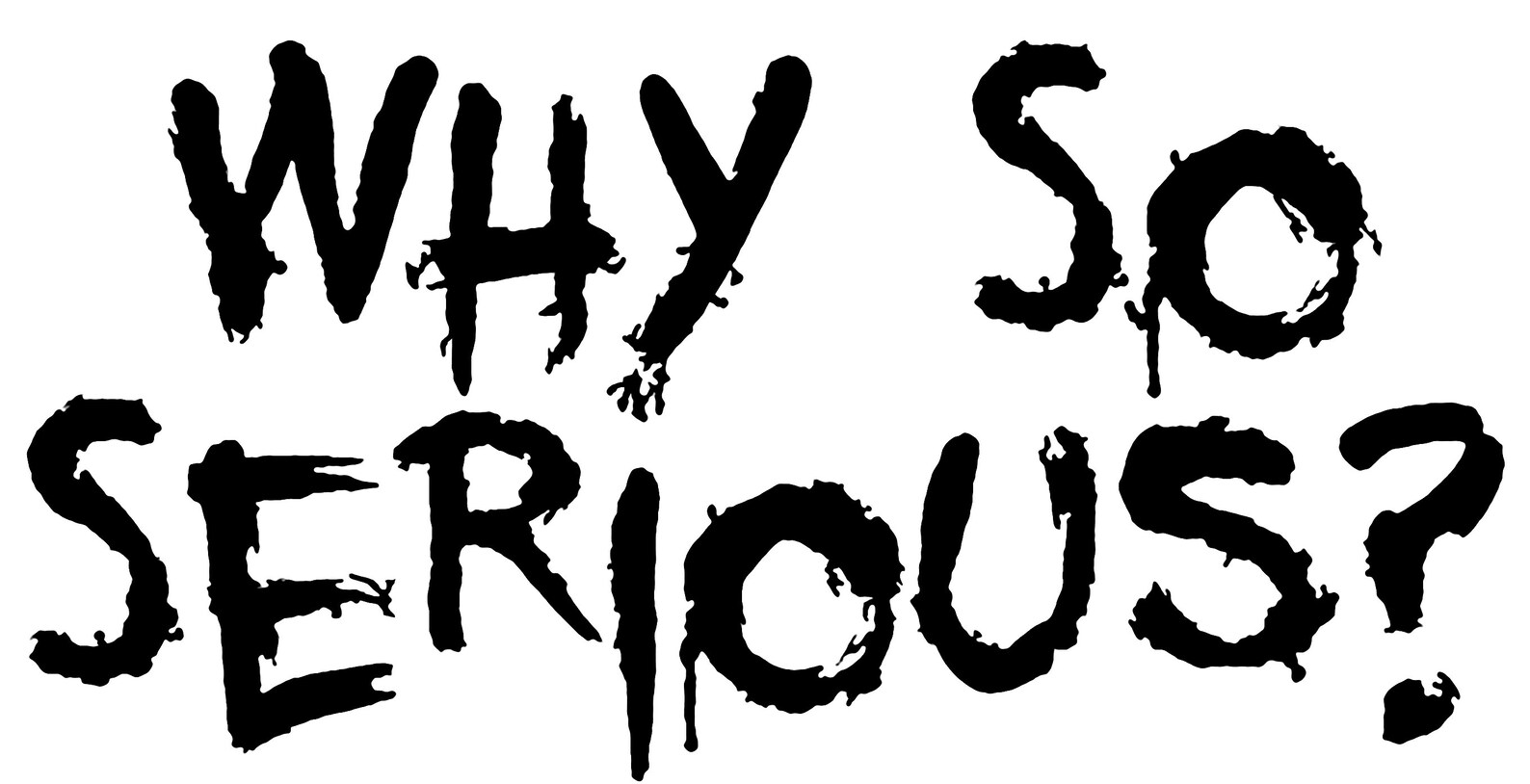 Why So Serious 02 The Joker Vinyl Decal Car Truck Laptop PC Etsy