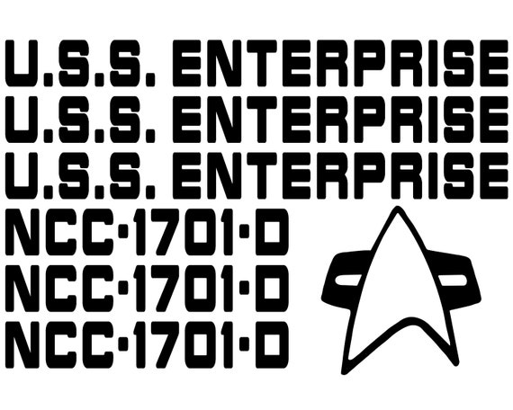 Uss Enterprise Ncc 1701 A B C D E F Star Trek Sheet Of 7 Etsy Uss Enterprise Ncc 1701 A B C D E F Star Trek Sheet Of 7 Etsy