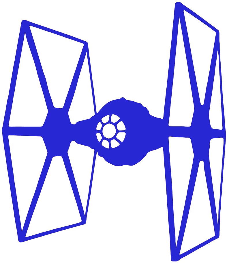 TIE Fighter 01 Star Wars Vinyl Decal Car Laptop PC Truck Etsy