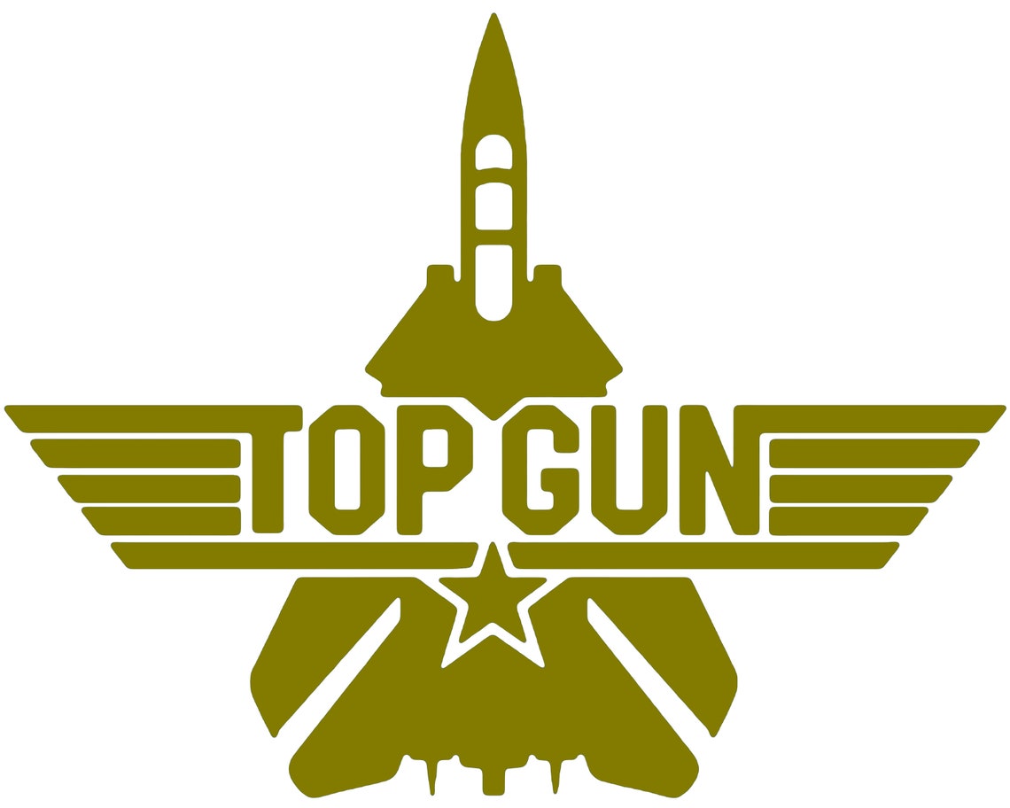 Top Gun Vinyl Decal Car Truck Laptop PC Sticker Etsy