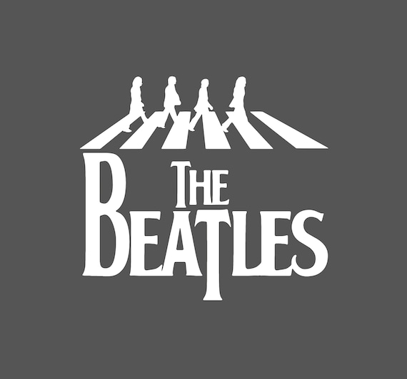The Beatles Abbey Road Vinyl Sticker Decal for Window x 2 Laptop Van Car