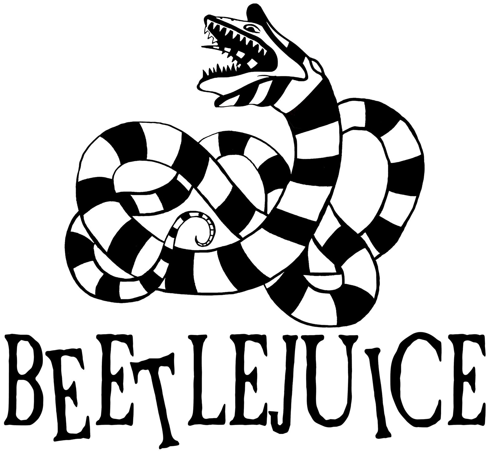 Beetlejuice Betelgeuse Sandworm Vinyl Decal Car Truck PC Etsy
