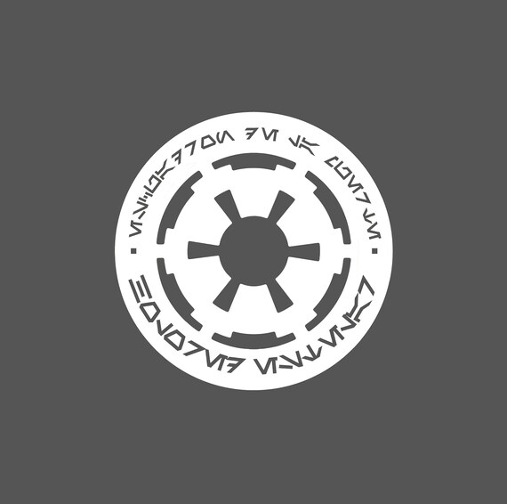 Star Wars Imperial Logo Vinyl Car Window Laptop Decal Sticker