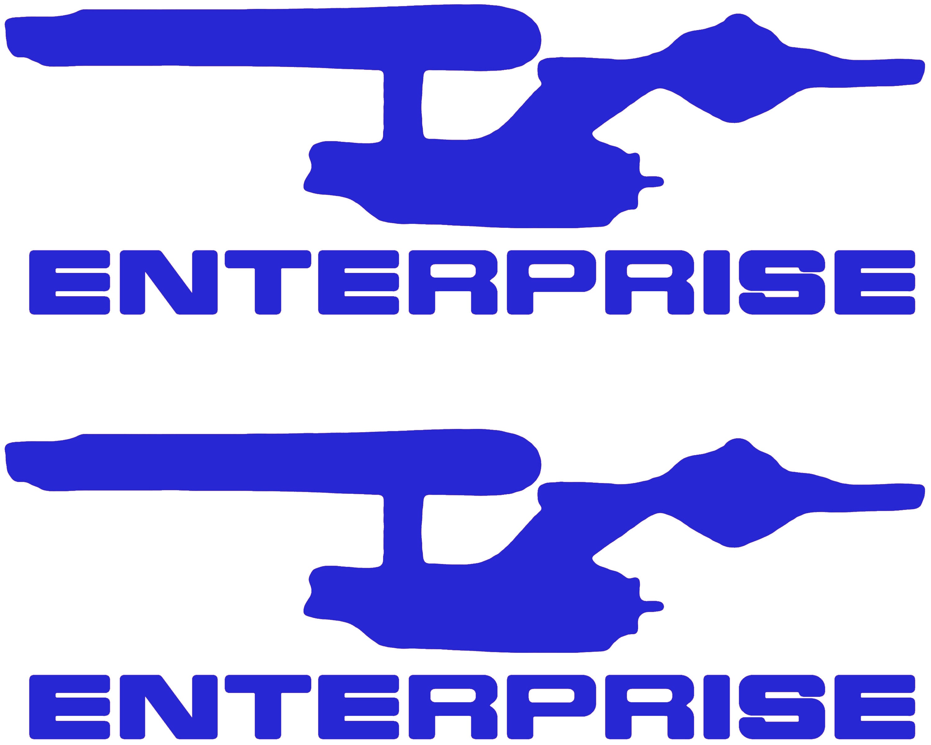 Home Décor Star Trek NCC1701 Enterprise Starship Vinyl Decal Truck Car