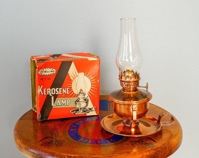 Vintage Finger Oil Lamp by Stellar/ Vintage Oil Lamp/ 1950s Etsy