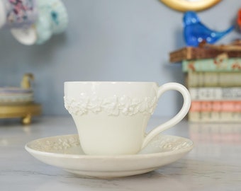 ヴィンテージ ウェッジウッド「オールドヴァイン」パープルティー