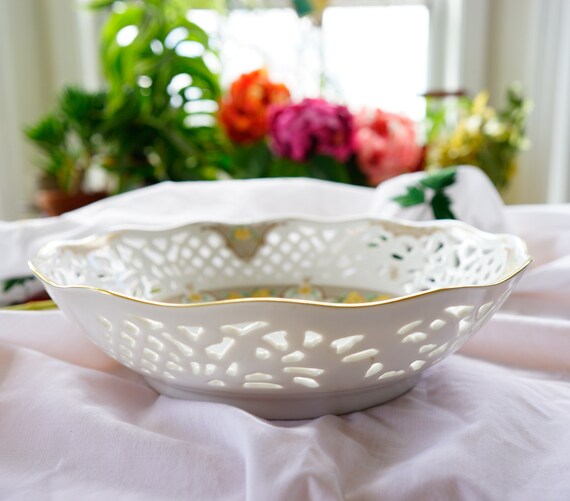 Oscar de la renta dog bowl cheap