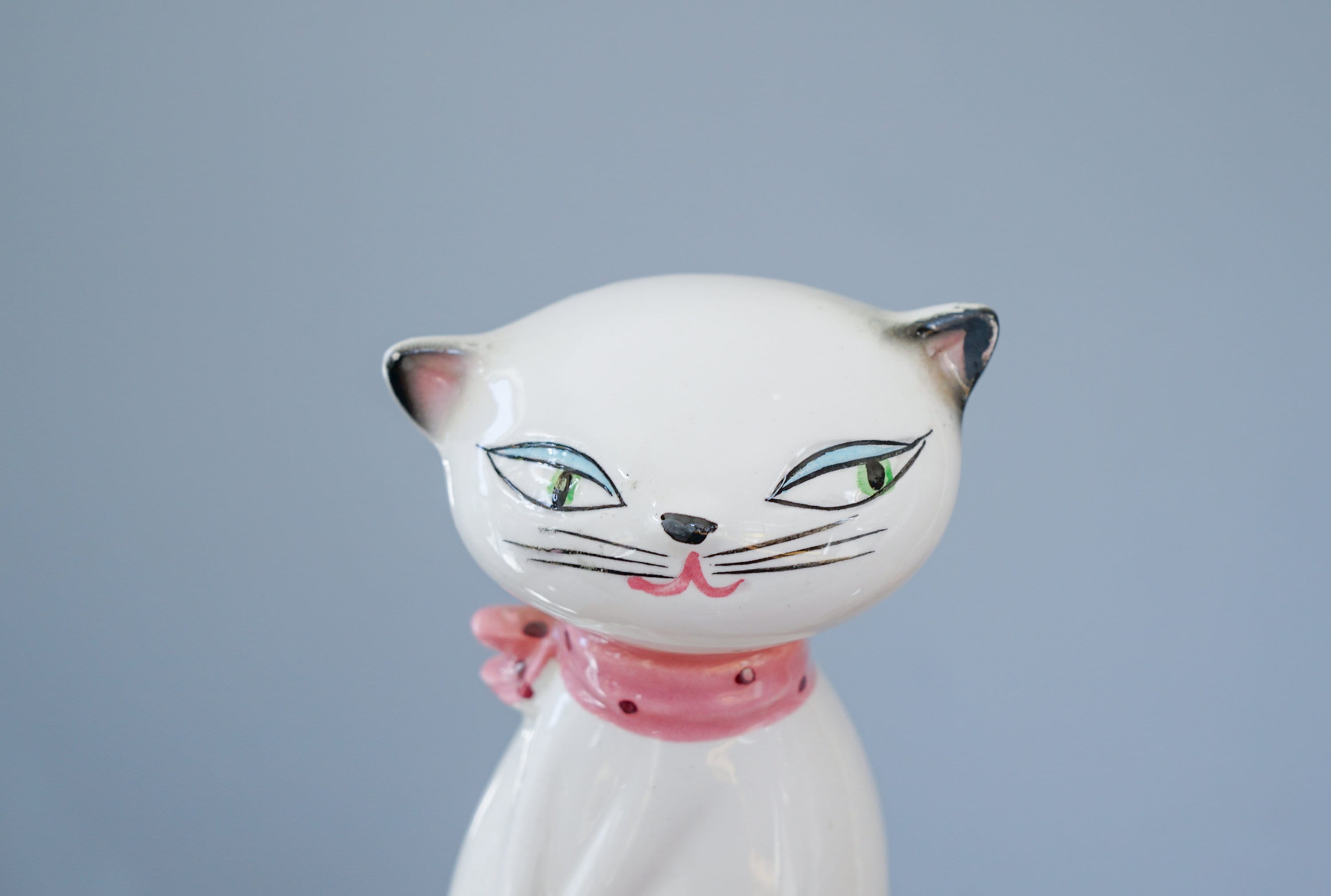 Vintage 1958 Holt Howard Cat Salt Pepper Set/ 1950s Salt Pepper