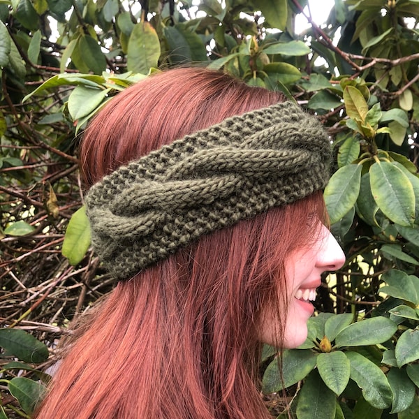 Knitted Ear Warmer Etsy