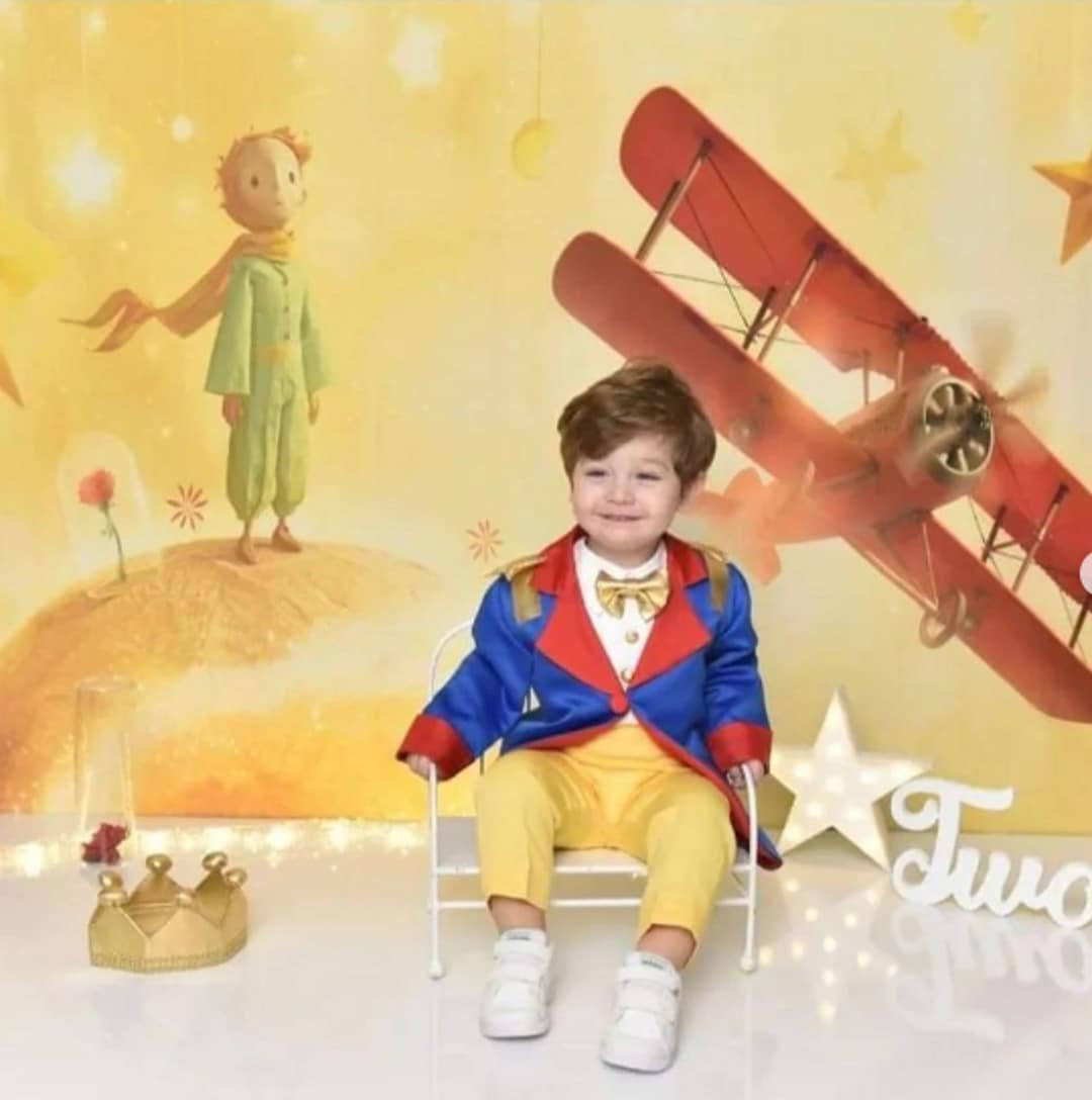 Little Prince Costume jacket and Gold Bow Tie 05 Years ,the Little