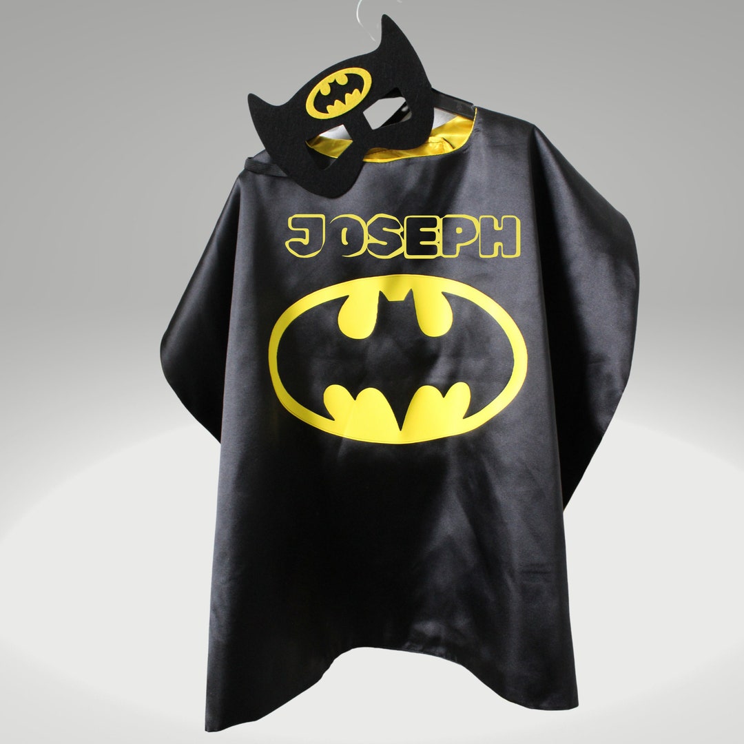 Batman Costume Kids and Adult Superhero Costume adult SUPERHERO Cape