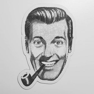 Large J. R. "Bob" Dobbs Church of the Subgenius 5" tall magnet