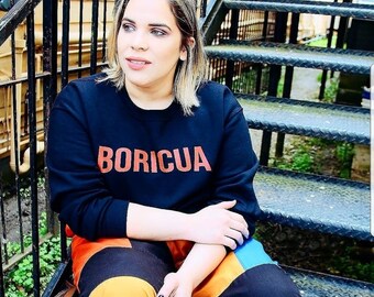 BORICUA Sweatshirt - Netflix Style - Unisex Sweatshirt - Puerto Rico - Sweater - Latino Latina Latinx Pride - Puerto Rican